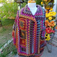 Granny Square Jacket - Project by Charlotte Huffman