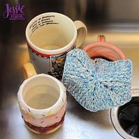 Hexagon Dish Scrubby and Trivet - Project by JessieAtHome