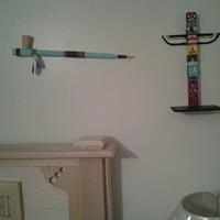 peace pipe and totem pole - Project by jim webster