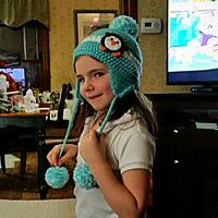 Earflap Beanies with Pompoms - Project by Kelly