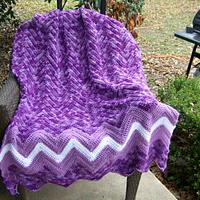 Purple Passion afghan - Project by Erika