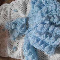 Crochet Blanket and Matinee Set - Project by mobilecrafts