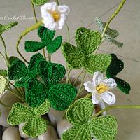 Crochet Spring Shamrocks