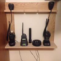 Portable Radio Charging Shelf