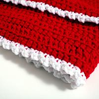 Cherry Red Fall/Winter Ladies Scarf - Project by Amahle