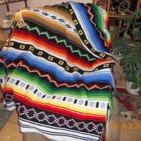 Navajo afghan - Project by Charlotte Huffman