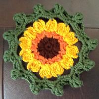 Sunflower afghan