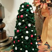 Crocodile Stitch Christmas Tree - Project by Kelly