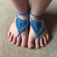 Barefoot Sandals Heart Shape - Project by Rubyred0825