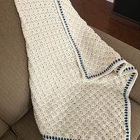 Crocheted C2C baby blanket  - Project by Shirley