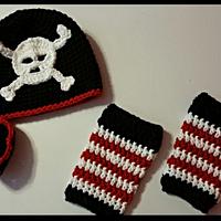 Pirate Hat and Matching Leg Warmers