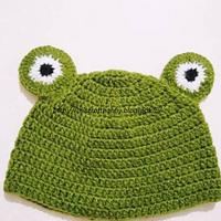 Frog Hat - Project by rajiscrafthobby