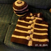 vest and baseball cap for 7 year old boy - Project by sheryl1956