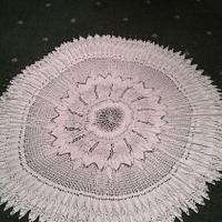 vintage rose shawl - Project by evepudding