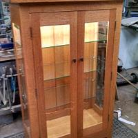 mission style curio cabinet - Project by kenmitzjr