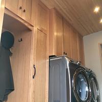 Mudroom/Laundry cabinets&ceiling