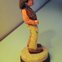 Four In One Cowboy Carving