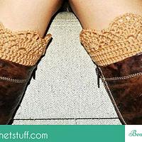 Crochet boot cuffs - Project by janegreen