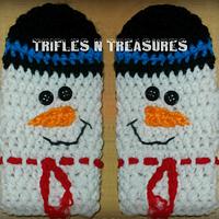 Snowman Mittens - Project by tkulling