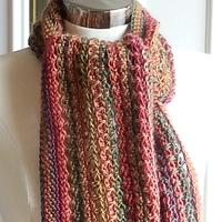 Harvest Scarf - Project by Maria Delgado-Pontani