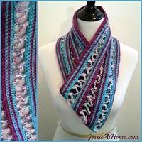 Candy Ribbons Cowl - Project by JessieAtHome