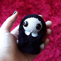 Wednesday Addams Amigurumi - Addams Family - La Calabaza de Jack