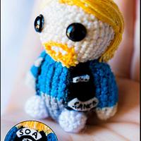 Jax Teller Amigurumi - Sons of Anarchy - La Calabaza de Jack - Project by La Calabaza de Jack