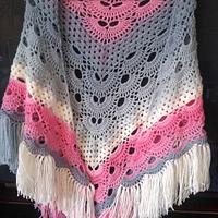 Virus Meets Granny Shawl