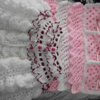 Frills Crochet Blanket and Shell Jacket - Project by mobilecrafts