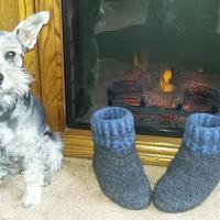Felted slippers - Project by crokaren