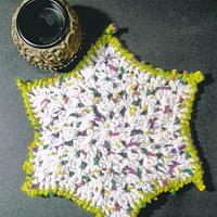 Granny Star Placemat - Project by rajiscrafthobby