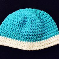 Easter Egg Blue Donation Hat - Project by Aunty Bri's Crafts