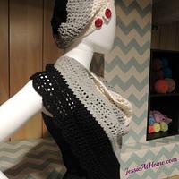 Cari Slouch Hat and Continuous Shawl