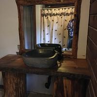 Bathroom vanity & Mirror - Project by David A Sylvester  