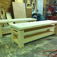 62" Fireside Benches