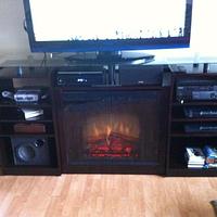 Fireplace TV stand