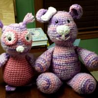 Pink and Purple Teddy Bear