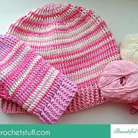 Free Crochet Hat and Mittens Pattern - Project by janegreen