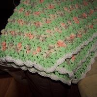 Hexagon baby blanket