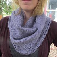 mohair/wool/acrylic blend infinity scarf