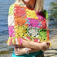 Crochet Summer Poncho Free Pattern