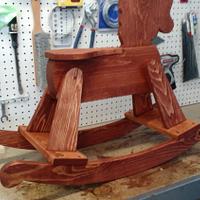 Rocking horse, quilt rack, Lectern,  - Project by Ed Schroeder