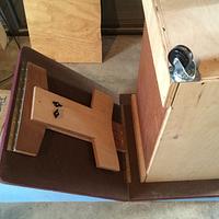 Table Saw Accessory Cabinet with Drop Leaf Top