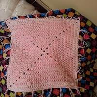 Soft pink & white Blankie