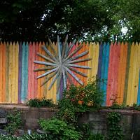 fence picket stars - Project by Brian