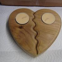  Heart Shaped Tea Light Candle holder  - Project by Renee Turner