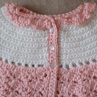 Newborn Pink and White Sweater and Hat