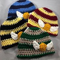 Handmade Crochet Harry Potter Newborn Hats - Project by CharleeAnn