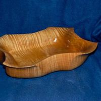 curly maple bowl - Project by Mark Michaels