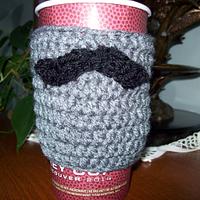 Owl cup cozies & Mustache Cozies